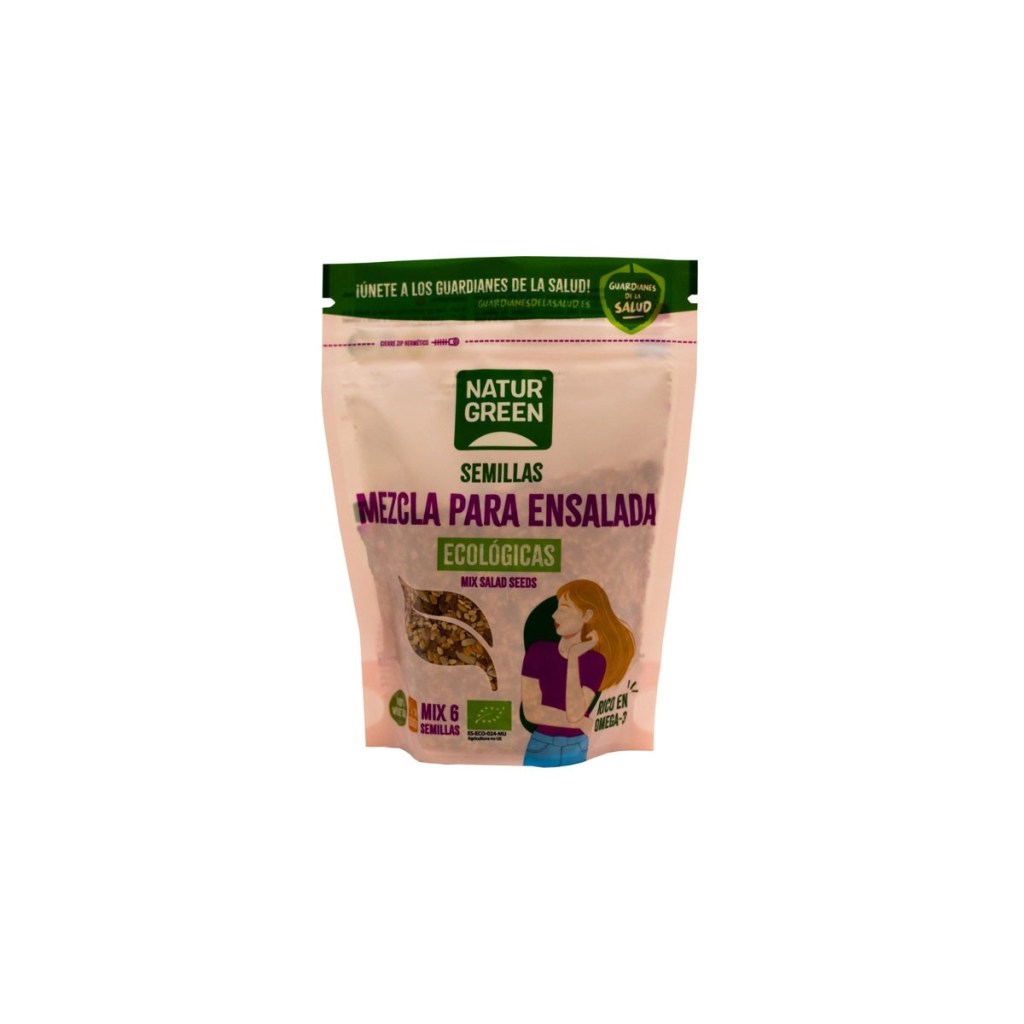 Mezcla 6 Semillas ensalada,  225g Eco NaturGreen.&nbsp;3,20