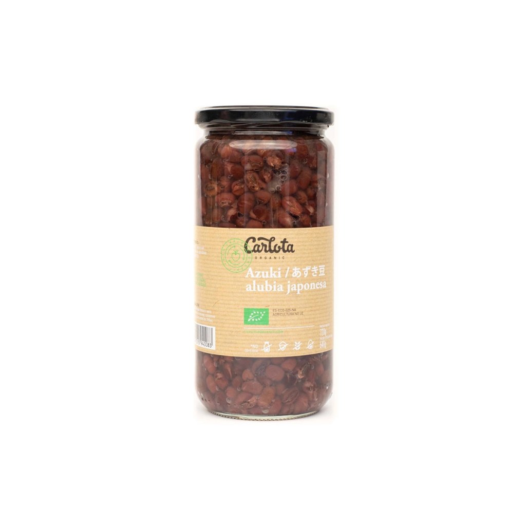 Azuki alubias japonesa vegano sin lactosa sin gluten 720g  Eco Carlota Organic.&nbsp;4,00