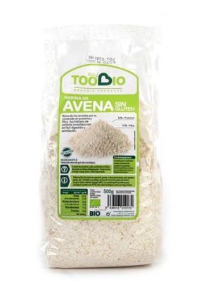 Harina de Avena Sin Gluten 500g. Eco Toobio.&nbsp;3,00€