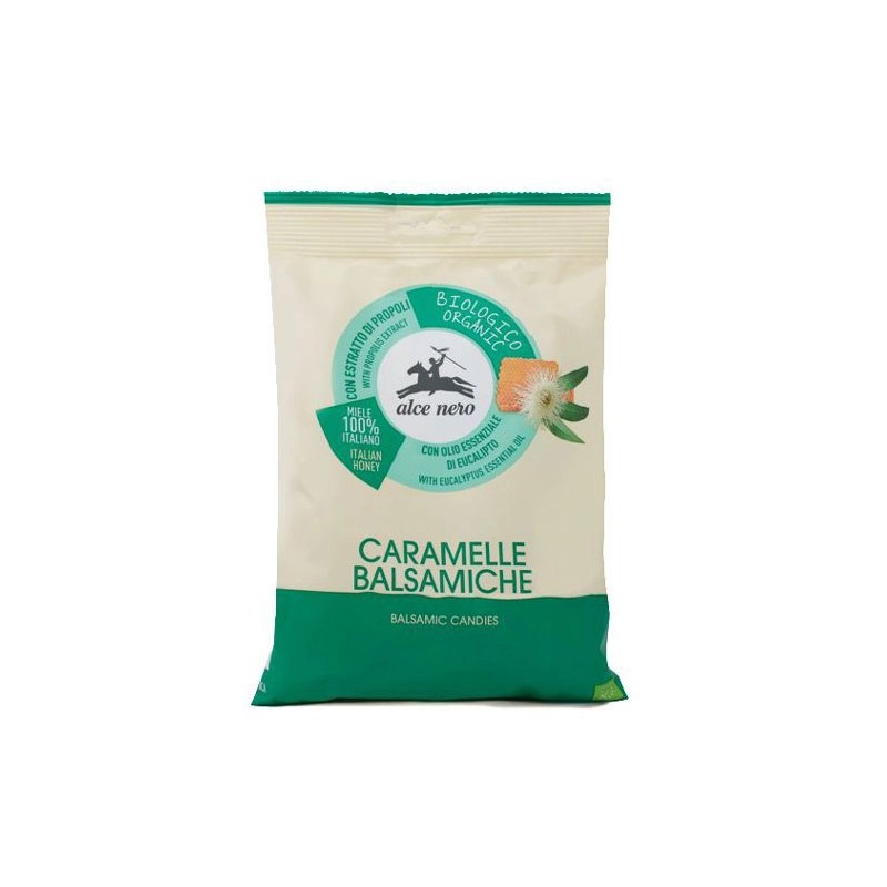 Caramelos Balsámicos con Miel de Eucalipto y Propóleo Alce nero&nbsp;3,40€