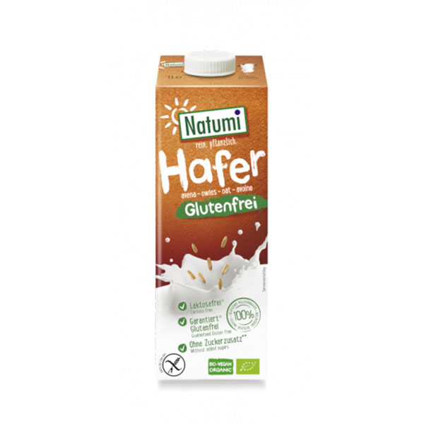 Bebida avena natural sin gluten sin lactosa 1L Natumi.&nbsp;2.10€