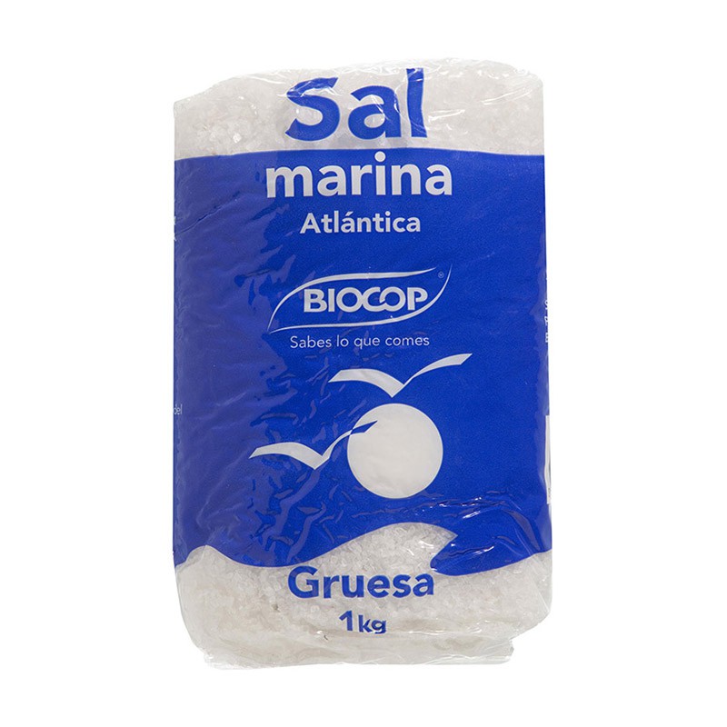 Sal Marina gruesa Atlántica 1Kg.&nbsp;Biocop