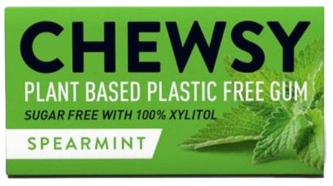 CHEWSY – Chicles sin plástico hierbabuena 100% orgánico. 1,50€
