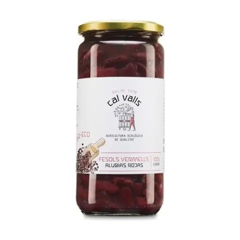 Alubias rojas cocidas 700g Eco Cal Valls.&nbsp;3,30€