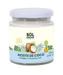 Aceite de coco virgen extra sin gluten sin lactosa 200ml Eco Sol Natural.&nbsp;6,40€