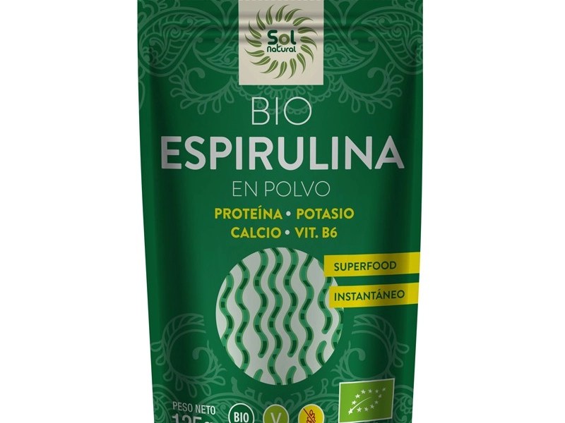 Espirulina Polvo 125g Eco Sol Natural.&nbsp;8,20€