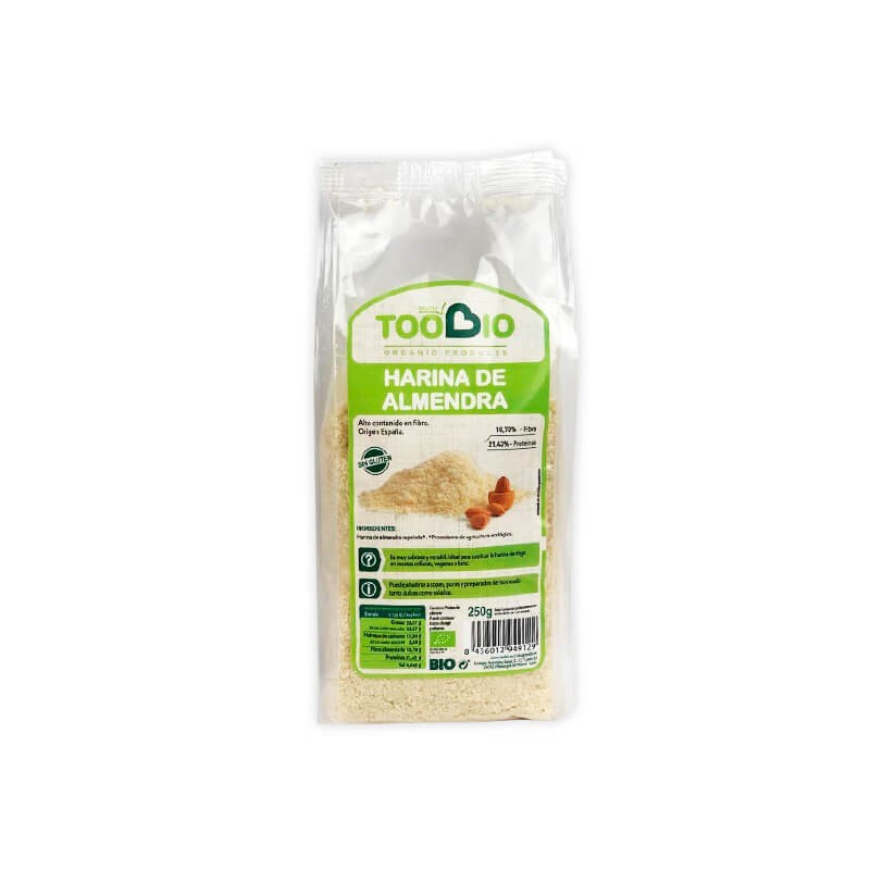 Harina almendra sin gluten 250gr Eco Toobio.&nbsp;7,10€