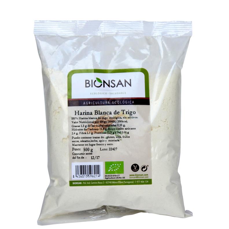 Harina blanca trigo 500g Eco Bionsan.&nbsp;1,60€