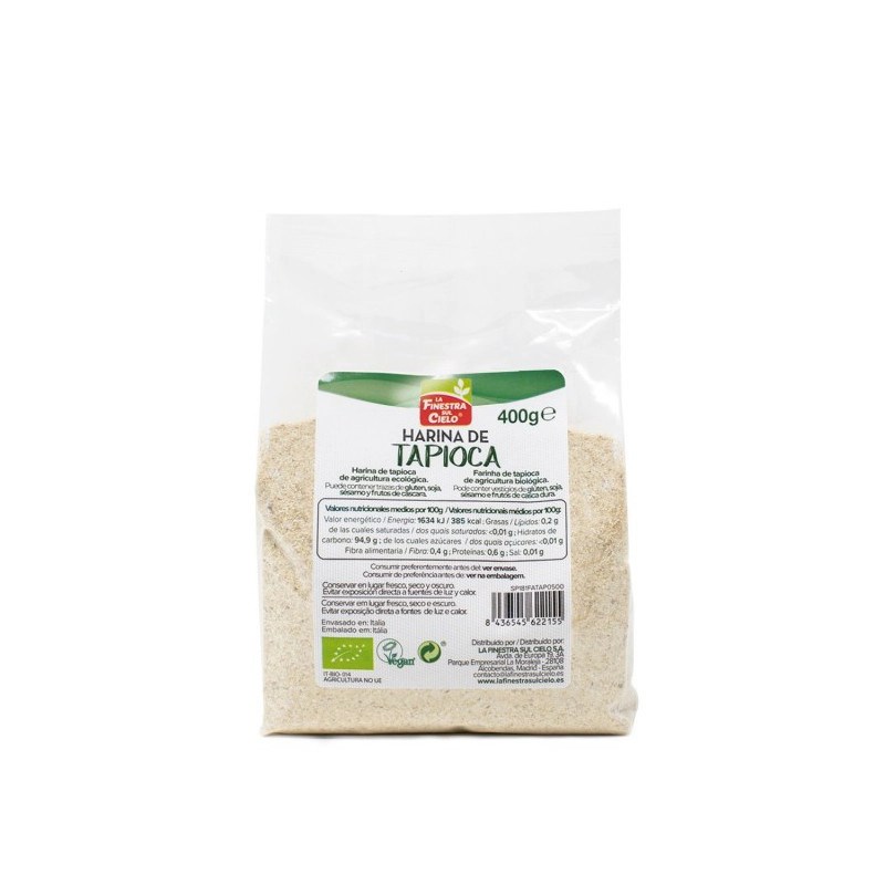 Harina de tapioca 400g Eco La Finestra.&nbsp;3,10€