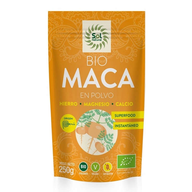 Maca en polvo sin gluten 250g Eco Sol Natural.&nbsp;8,30€