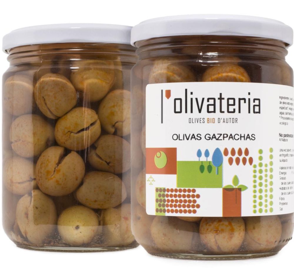 Aceitunas Gazpachas sin sulfitos 225g Eco Rincón del Segura.&nbsp;3,50€