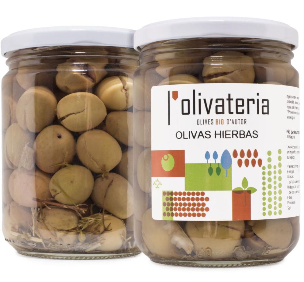 Aceitunas Hierbas sin sulfitos 225g Eco Rincón del Segura.&nbsp;3,50€