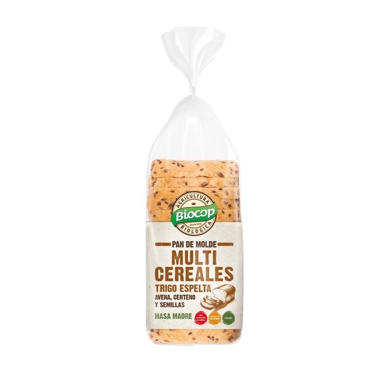 Pan molde espelta multicereales  vegano 400g Eco Biocop.&nbsp;4,10€