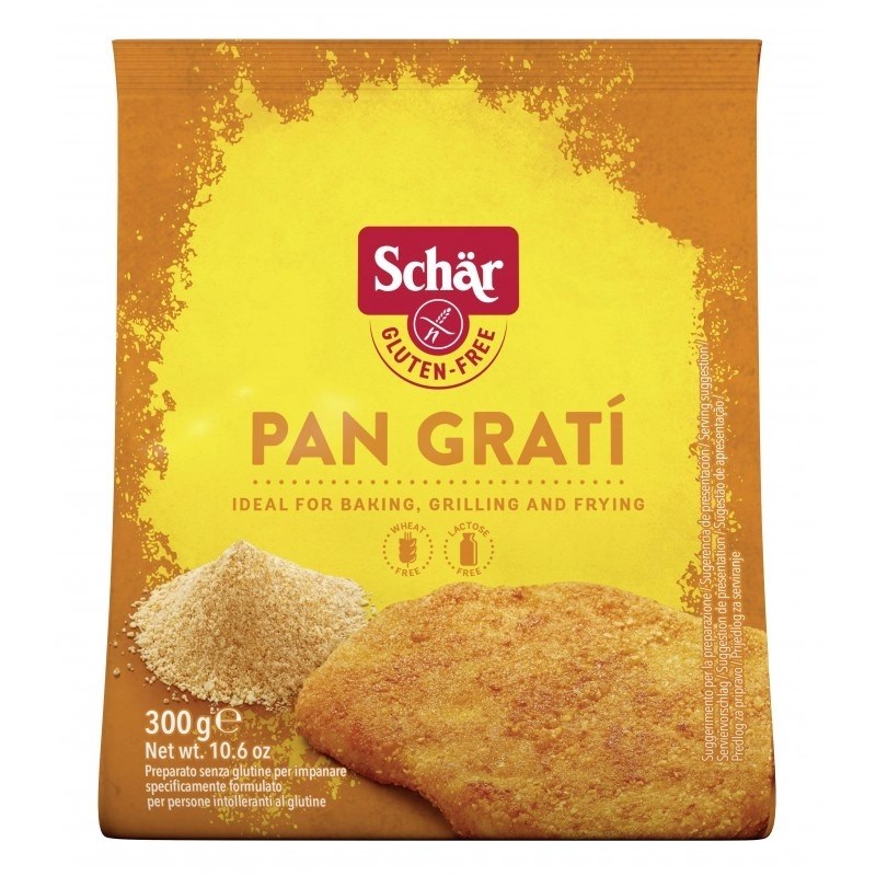 Pan rallado 300g. Sin Gluten Sin Lactosa Schar.&nbsp;3,50€