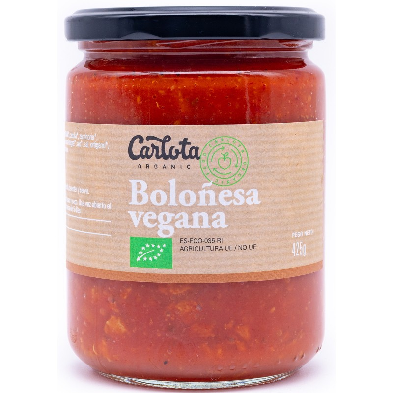 Boloñesa vegana 425g Eco La Carlota.&nbsp;4,00€