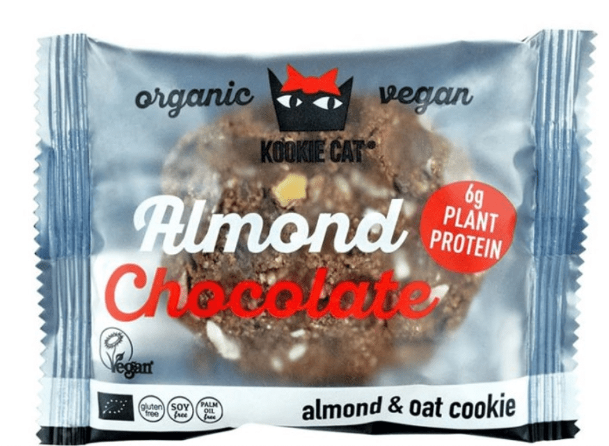 Galleta Proteica con almendra y chocolate Eco 12x50g Kookie Cat.&nbsp;2,00€