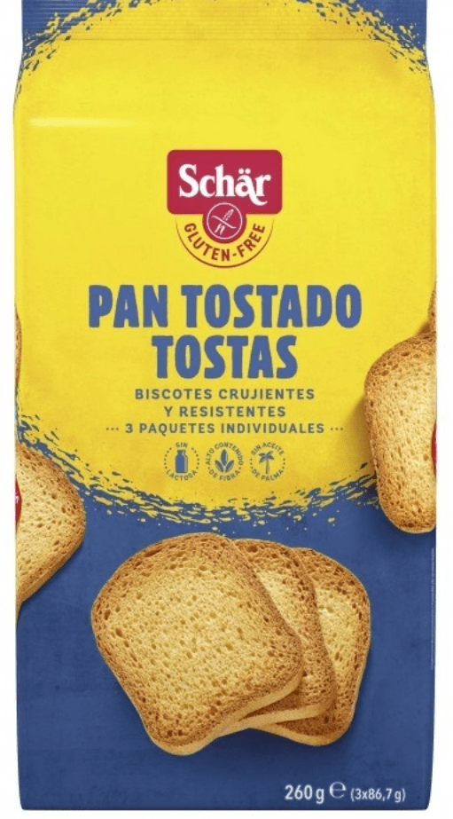 Pan tostado Tostas-Fette biscottate Sin Gluten 260g&nbsp;Schar