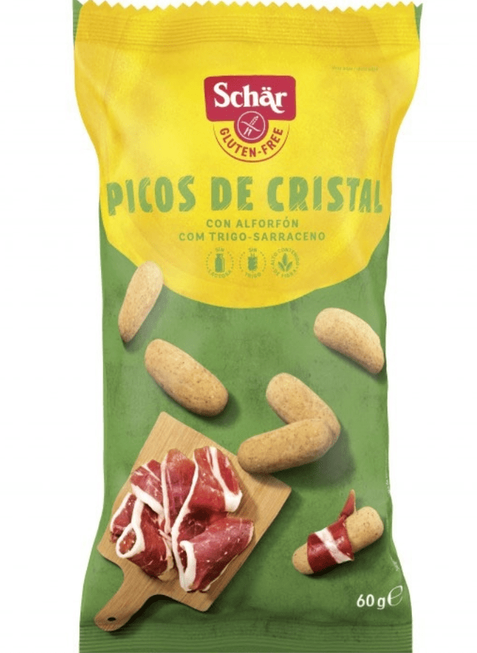 Picos de cristal 60 grs.Sin Gluten Sin Lactosa&nbsp;Schar