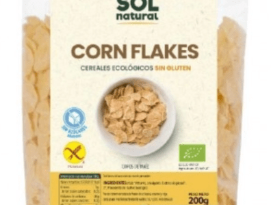 Corn flakes vegano sin gluten 200g Sol Natural.&nbsp;2,20€