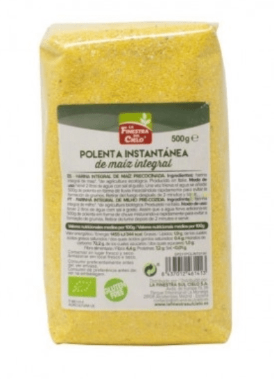 Polenta integral instantanea sin gluten 500g  Eco La Finestra.&nbsp;2,40€