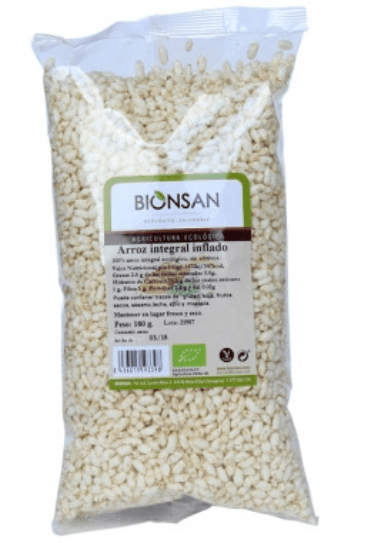 Arroz Integral Inflado Eco 180g Bionsan.&nbsp;2,70€