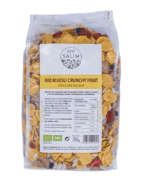 Muesli Crunchy Fruit 250g Eco Ecosalim.&nbsp;3,80€