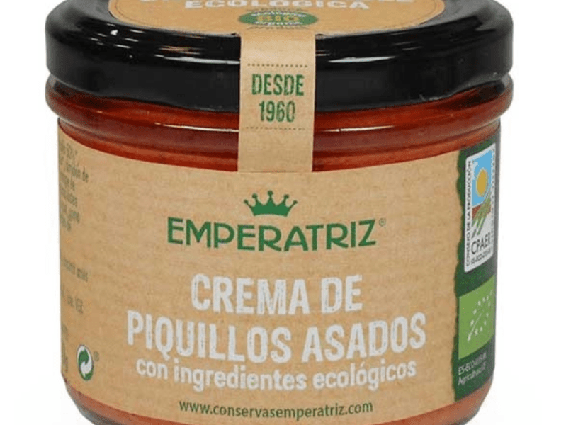Paté-Crema de pimiento piquillo 110g Eco Emperatriz.&nbsp;2,70€