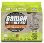 Kit de Noodles Ramen de Trigo Sarraceno con Jengibre Miso y Tofu Sin Gluten 190g Eco King Soba.&nbsp;6,60€