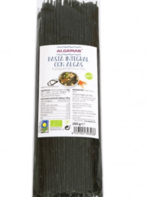 Espagueti integral con algas tierra y mar 250g Eco Algamar.&nbsp;2,40€