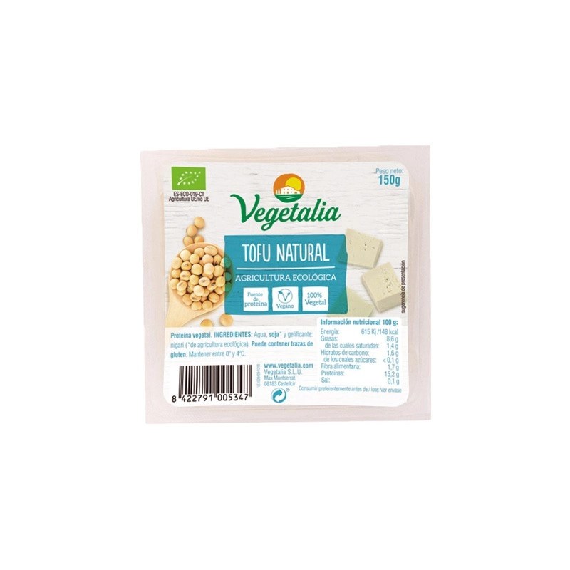 Tofu Fresco Natural 250g Eco Vegetalia.&nbsp;2,80€