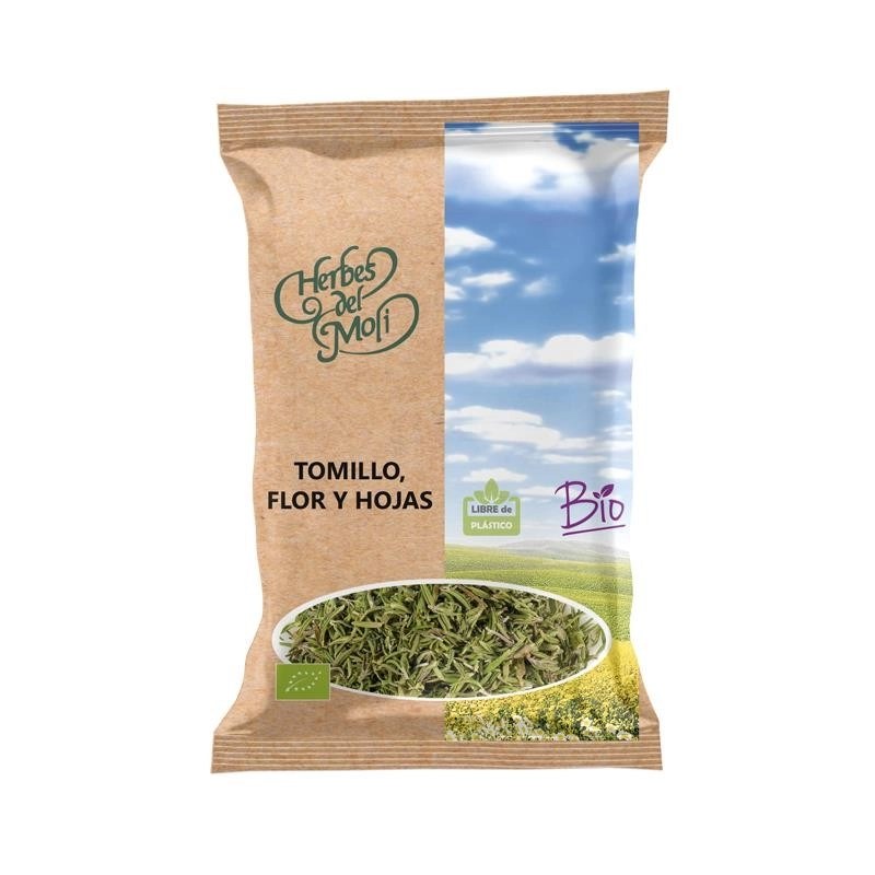 Tomillo flor/hoja Eco 50g Herbes del Molí.&nbsp;2,10€