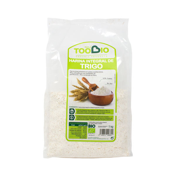 Harina integral de trigo 1Kg Eco&nbsp;Toobio