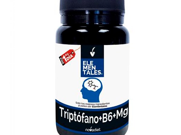 Triptófano+B6+Magnesio 30 cápsulas  Novadiet Elementales.&nbsp;9,60€