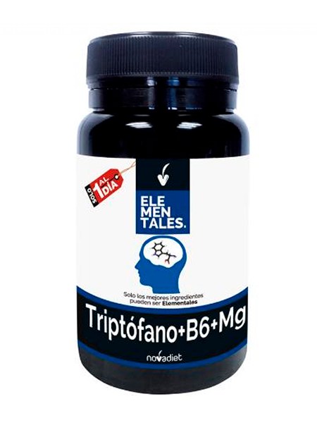 Triptófano+B6+Magnesio 30 cápsulas  Novadiet Elementales.&nbsp;9,60€