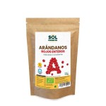 Arándanos rojos sin azucar bio 125g Sol Natural.&nbsp;5,70€