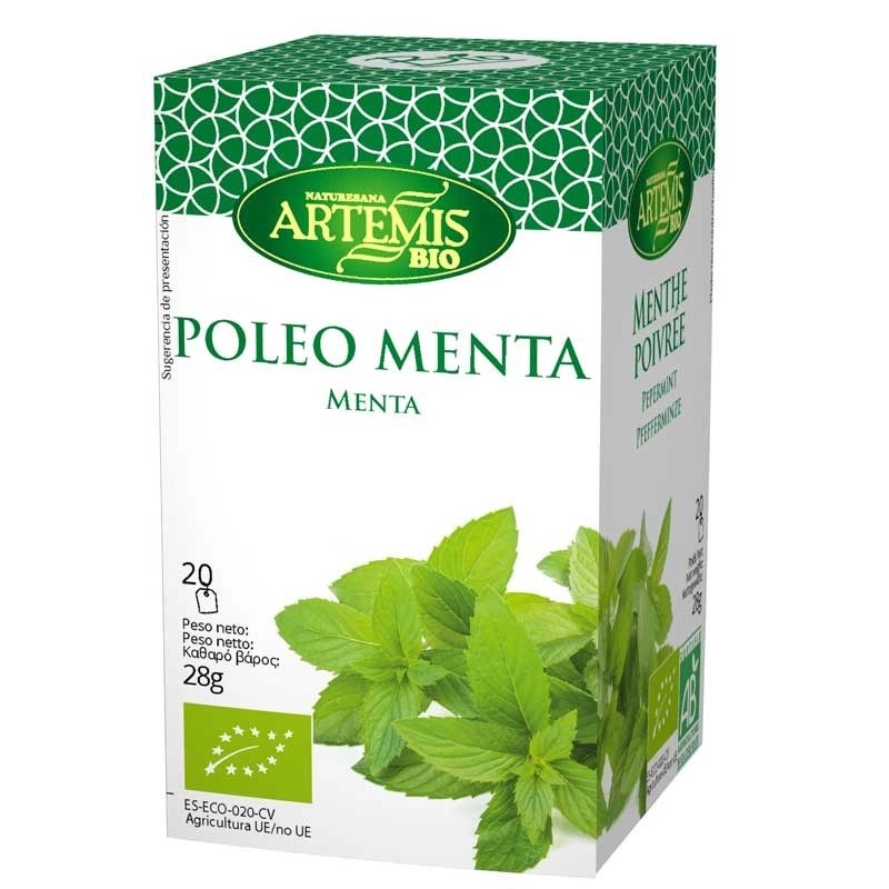 Menta poleo 20 filtros Eco Artemis.&nbsp;2,10€