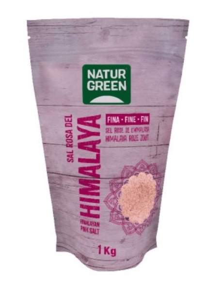 Sal rosa del Himalaya fina 1kg Naturgreen.&nbsp;3,10€
