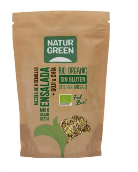 Mezcla 6 Semillas ensalada goji y chia 225g Eco NaturGreen.&nbsp;3,20€