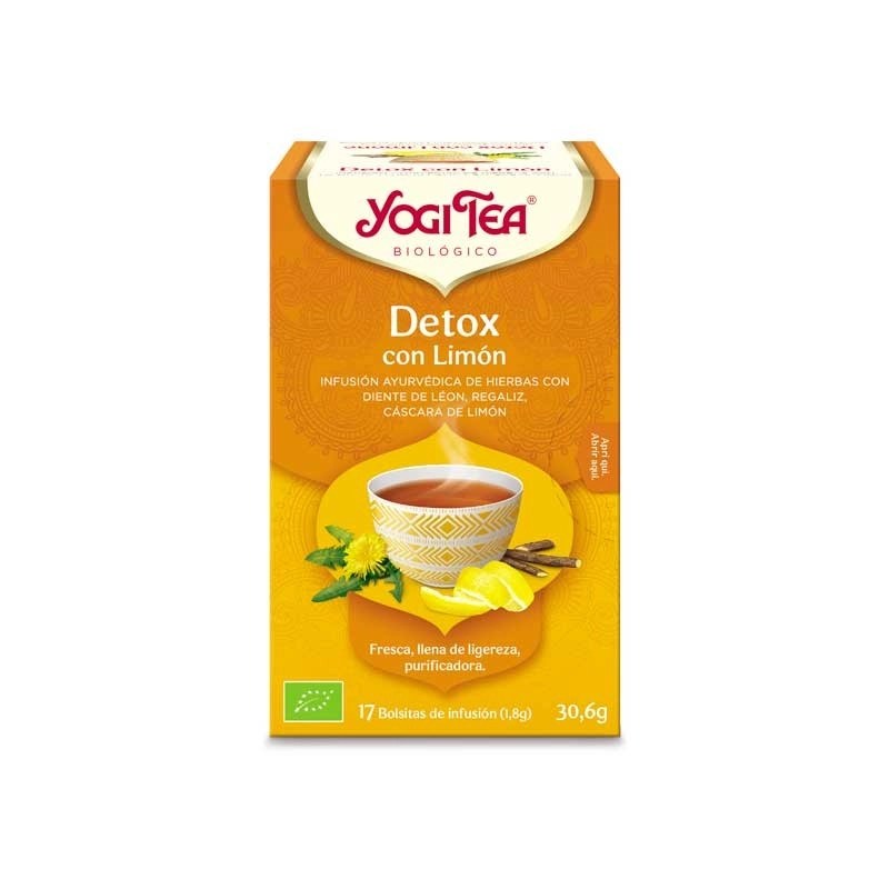 Infusión Detox con limón 17 filtros Eco Yogi&nbsp;3,80€