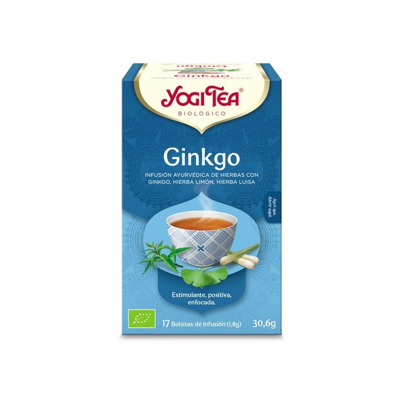 Ginkgo 17 filtros Eco Yogi Tea.&nbsp;3,80€