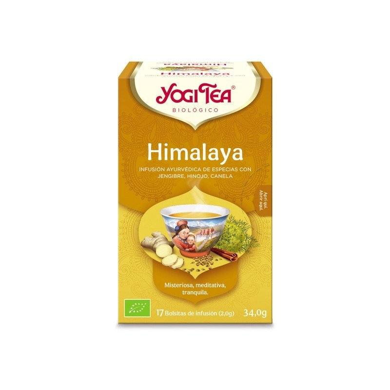 Infusión Himalaya 17 filtros Eco Yogi&nbsp;Tea.3,80€