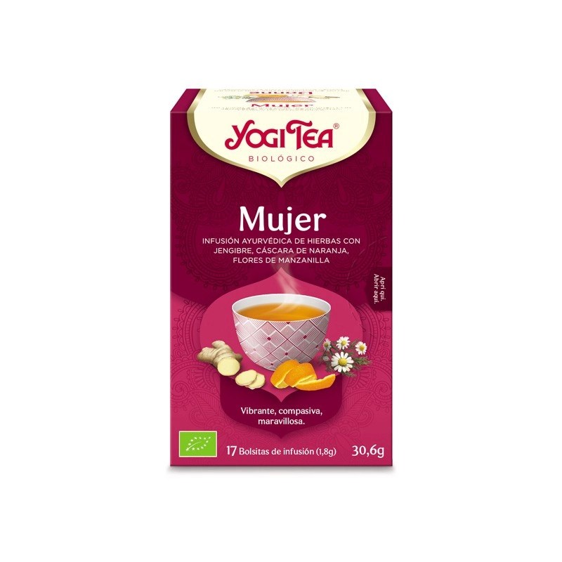 Infusión Mujer 17 filtros Eco Yogi Tea.&nbsp;3,80€