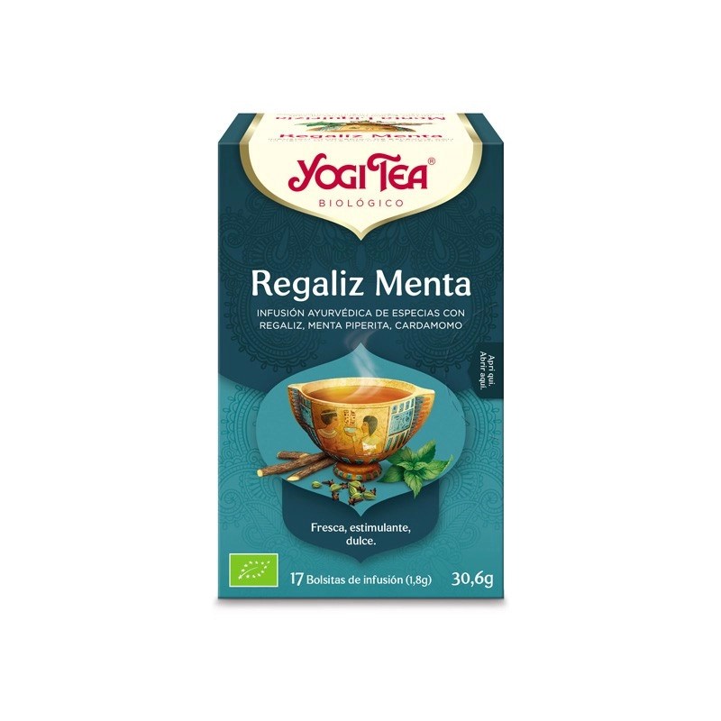 Infusión Regaliz Menta 17 filtros Eco Yogi Tea.&nbsp;3,80€