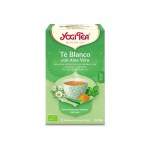 Te blanco con aloe vera 17 filtro Eco Yogi tea.&nbsp;3,80€