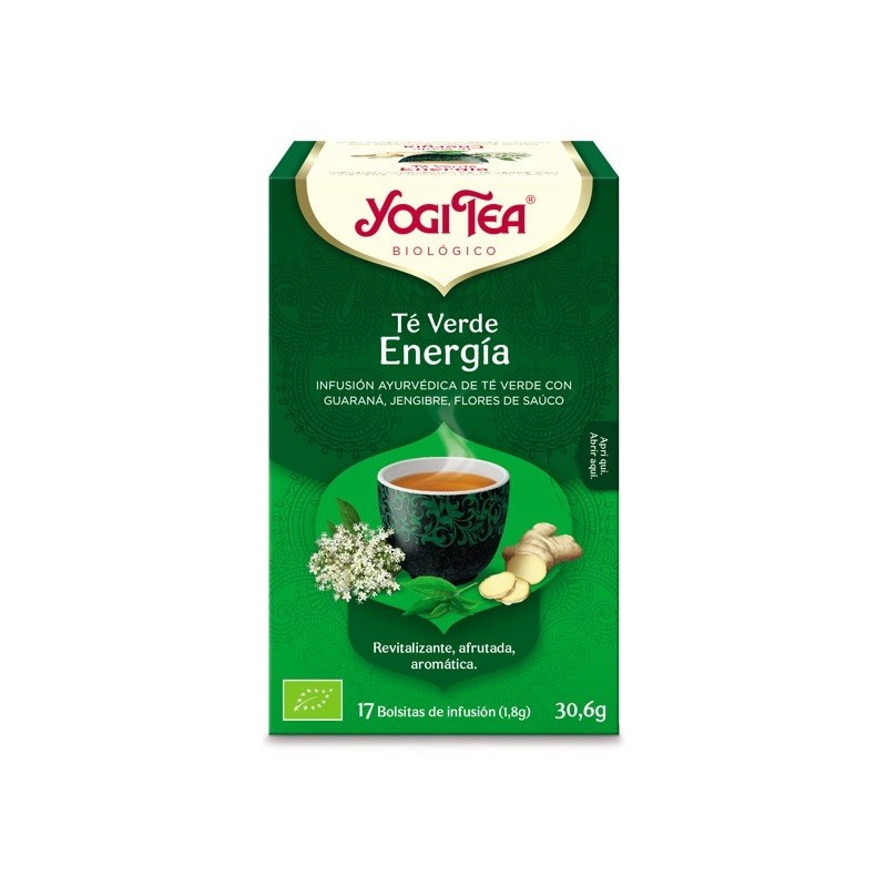 Te verde energía 17 filtros Eco Yogi Tea.&nbsp;3,80€