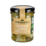 Alcachofas aliñadas en cuartos con aceite de oliva virgen extra bio 180g Emperatriz.&nbsp;4,30€
