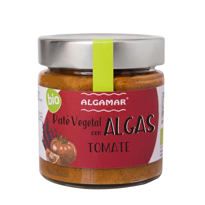 Paté vegetal con algas y tomate Bio 180g Algamar.&nbsp;4,60€