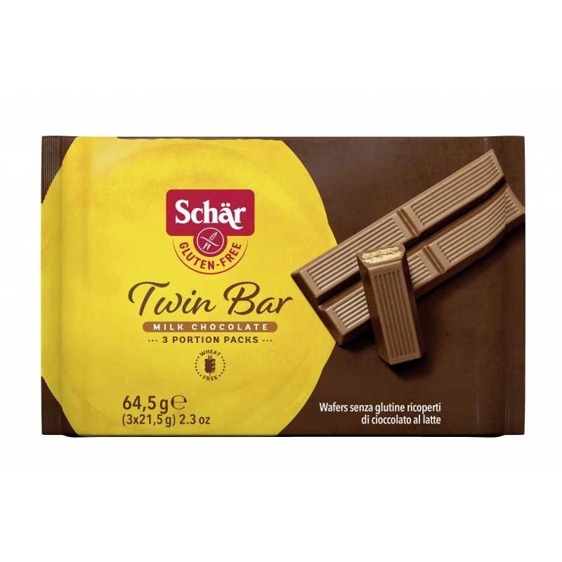 Twin bar 3×21.5g sin gluten Schar.&nbsp;2,90€