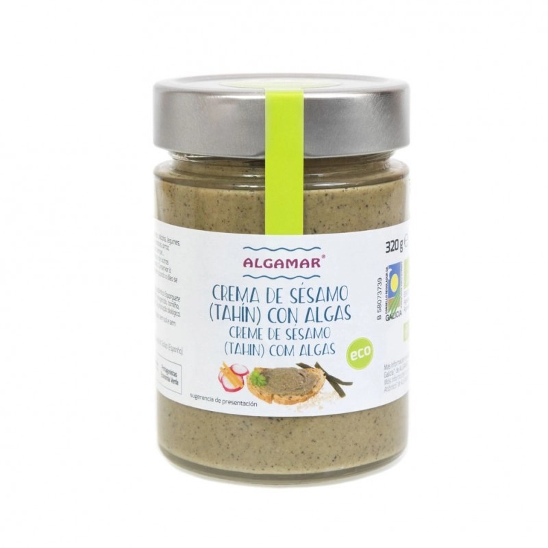 Crema sesamo (tahin) con algas bio 320g Algamar.&nbsp;6,20€