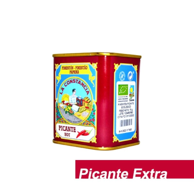 Pimentón Picante extra lata 75g La Constancia.&nbsp;1,80€